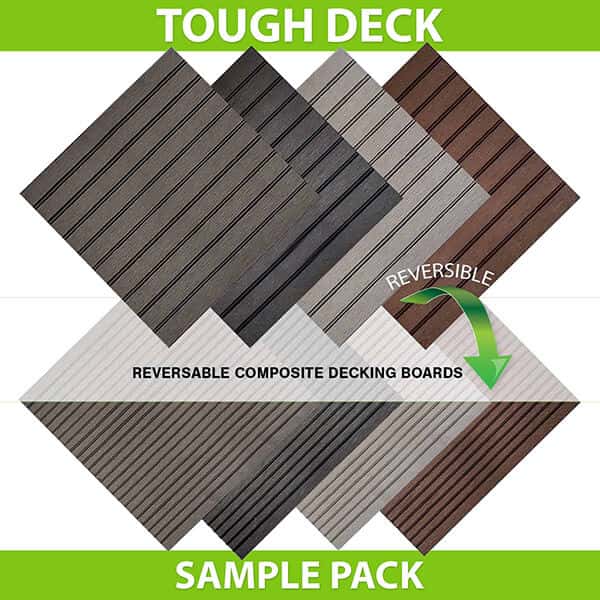 8 Colours! Composite Decking Boards 99P Sample Pack