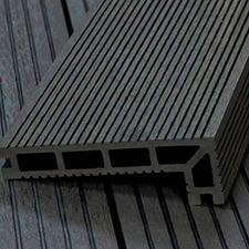 Composite Decking Step Nosing Charcoal