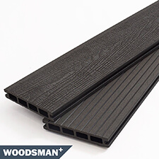 Composite Decking Board - Charcoal Woodsman +
