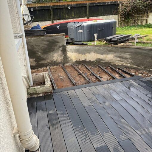 WPC Joists On Compacted Soil - Tough Decking
