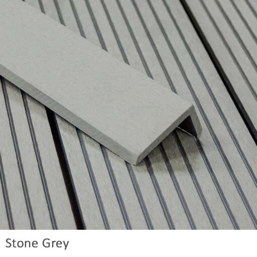 Stone Grey Composite Decking Corner Trims