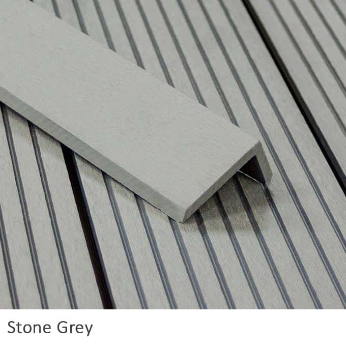 Stone Grey Composite Corner Trim Tough Decking Composite Decking