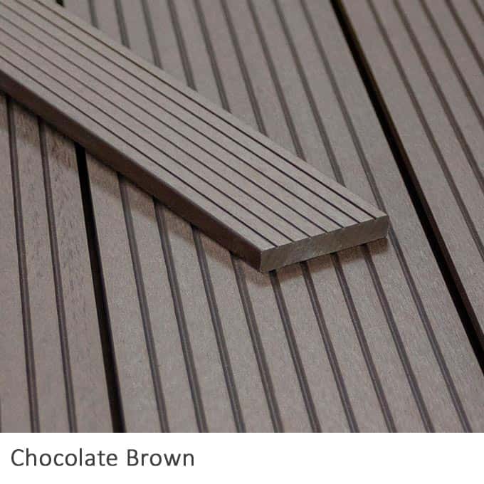 Cheap Decking Boards Chocolate Brown Composite Facia Board