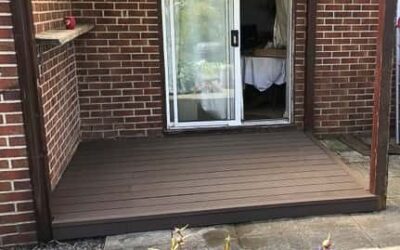 Chocolate Brown Wpc Decking Installation By MDV Carpenters