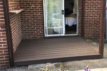 Chocolate Brown Wpc Decking Installation By MDV Carpenters
