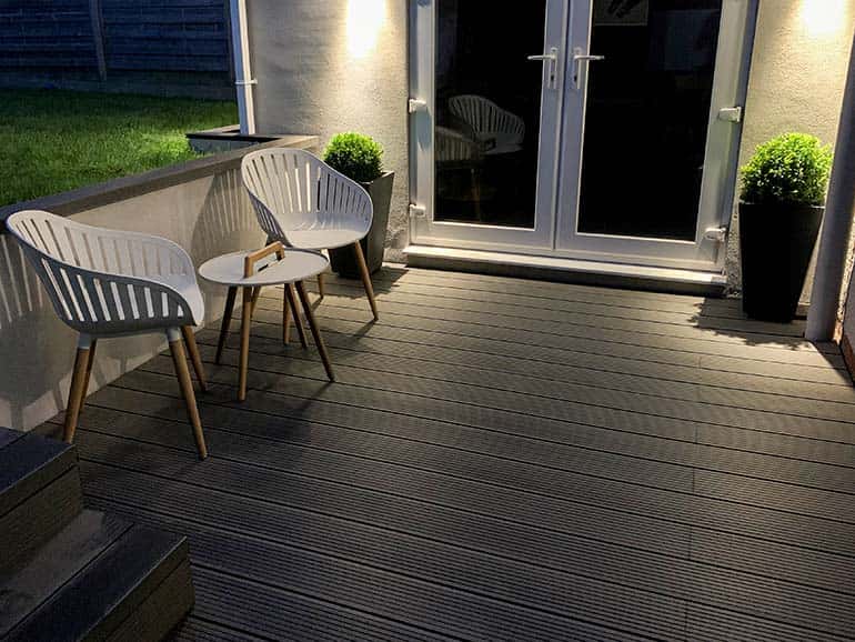 Composite Decking Board Anthracite Grey Tough Decking WPC Decking