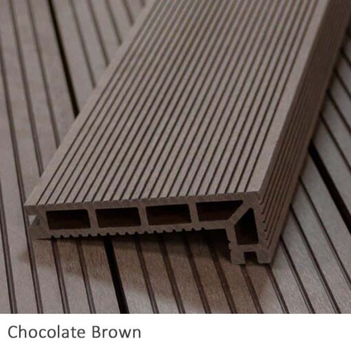 Chocolate Composite Decking Step Nosing