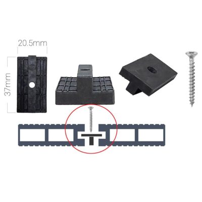 Composite Decking Plastic Fixing T-Clips