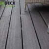Tough Decking Anthracite Active + Composite Decking Boards with Balustrade & Staggered Joint