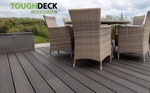 Composite Decking Board – Anthracite Woodsman +