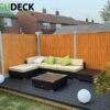 Charcoal Black Composite decking ideas for garden
