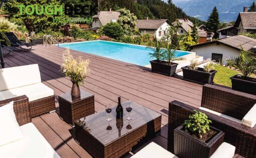 Composite Decking Board – Chocolate Brown Woodsman +