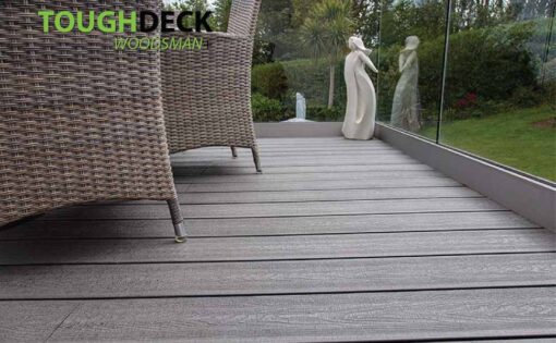 Composite Decking Board – Stone Grey Woodsman +