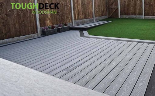 Stone Grey Composite Decking Ideas for gardens