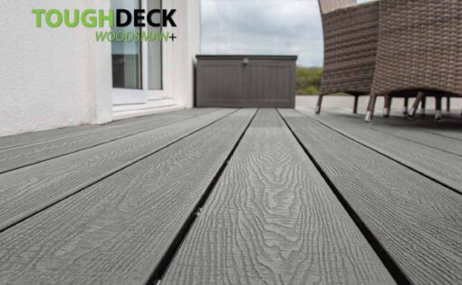 Composite Decking Board – Stone Grey Woodsman +