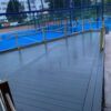 Torquay Tennis Club - Anthracite Composite Decking From Tough Decking