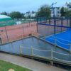 Anthracite Composite Decking From Tough Decking - Torquay Tennis Club