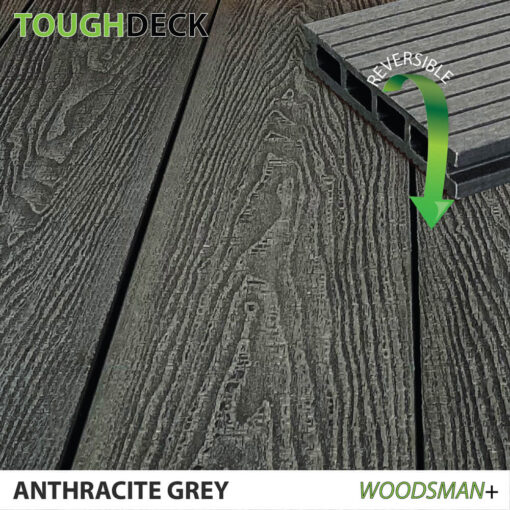 ANTHRACITE DECKING WPC BOARDS WOODSMAN