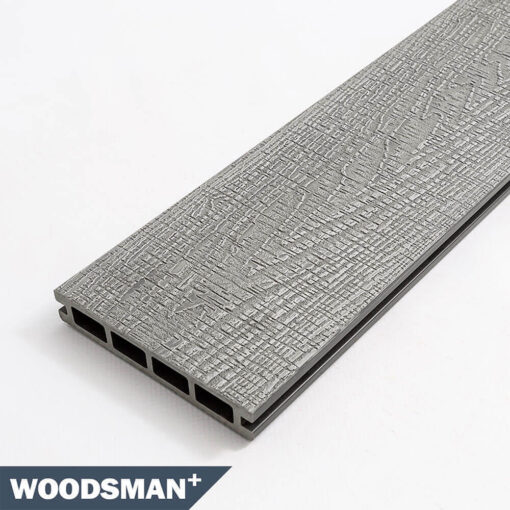 Composite Decking Board – Stone Grey Woodsman +