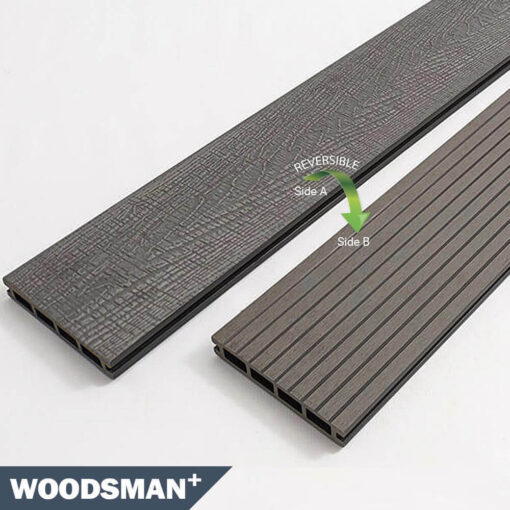 Composite Decking Board – Anthracite Woodsman +