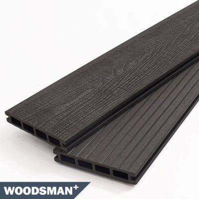 Composite Decking Board - Charcoal Woodsman +