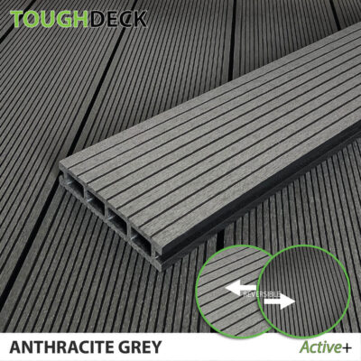 Active+ Anthracite Grey composite decking
