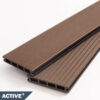 Composite Decking Board - Chocolate Brown Active+