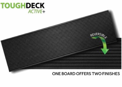 Charcoal Black Composite Decking Double Sided Boards