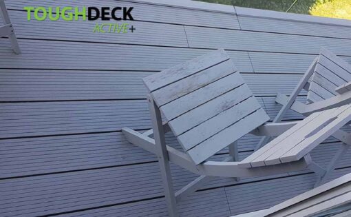 Stone Grey Active+ Composite Decking Patio