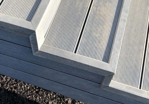 Stone Grey Corner Trim Stairs