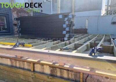 Tough Decking Anthracite Active + Ready To Be Installed On Timber Frame
