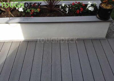 Tough Decking Anthracite Active + With Boards Used On Planter