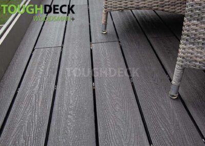 Tough Decking Anthracite Woodsmans + With Staggered Joint Effect
