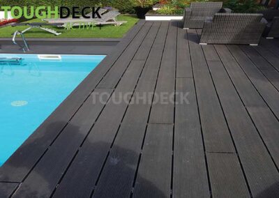 Tough Decking Charcoal Active + Down Side Of Pool