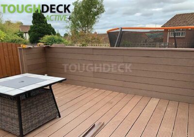 Tough Decking Chocolate Brown Active + Boards Used As Fascia