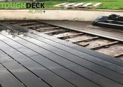 Tough Decking Anthracite Active + Replacing Rotten Wood Decking