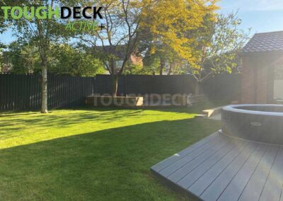 Tough Decking Anthracite Active + With Inflatable Hot Tub