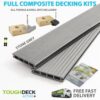 Stone Grey Active+ Full Decking Kit
