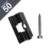 Composite Decking Black Stainless Steel Fixing T-Clips