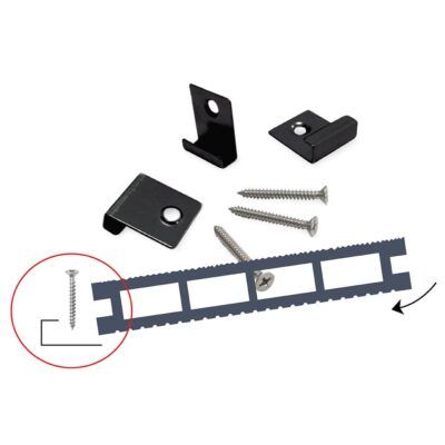 Composite Decking Black Stainless Steel Starter Clips