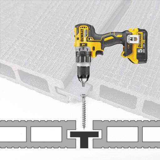 Composite Decking Plastic Fixing T-Clips