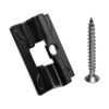 Composite Decking Black Stainless Steel Fixing T-Clips