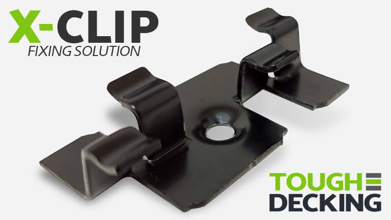 Composite Decking X-Clip Fixing Solution