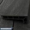 Composite Decking Step Nosing Charcoal Grey Woodsman +