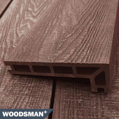 Composite Decking Step Nosing Chocolate Brown Woodsman +