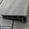 Composite Decking Step Nosing Stone Grey Woodsman +