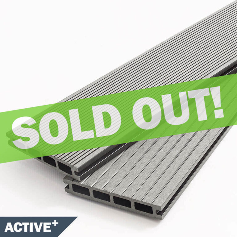 Composite Decking Board Stone Grey Active + Tough Decking
