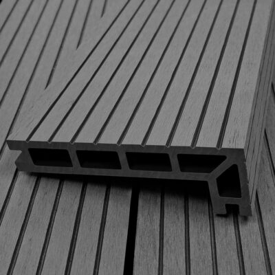 Composite Decking Wide Groove Step Nosing Anthracite