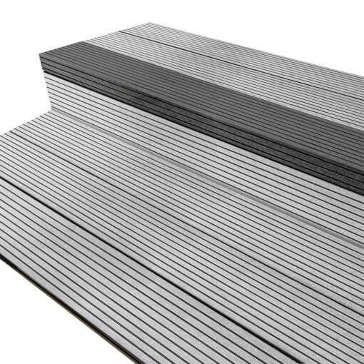 Composite Decking Wide Groove Step Nosing Anthracite