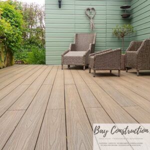 Decking Install By By Construction - Champagne Light Oak